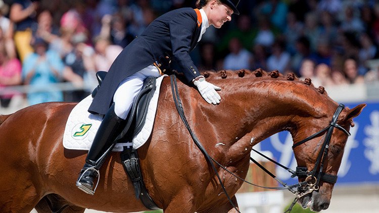 Una amazona neerlandesa se retira de los JJ.OO. para salvar su caballo