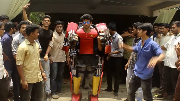 Un indio construye un exoesqueleto por 750 dólares inspirado en 'Avatar' (video)