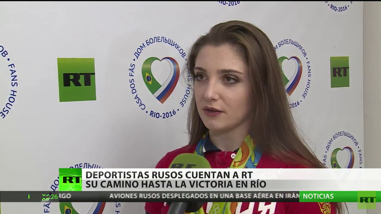 Así han sido recibidos los medallistas rusos en la Casa Rusa de Río