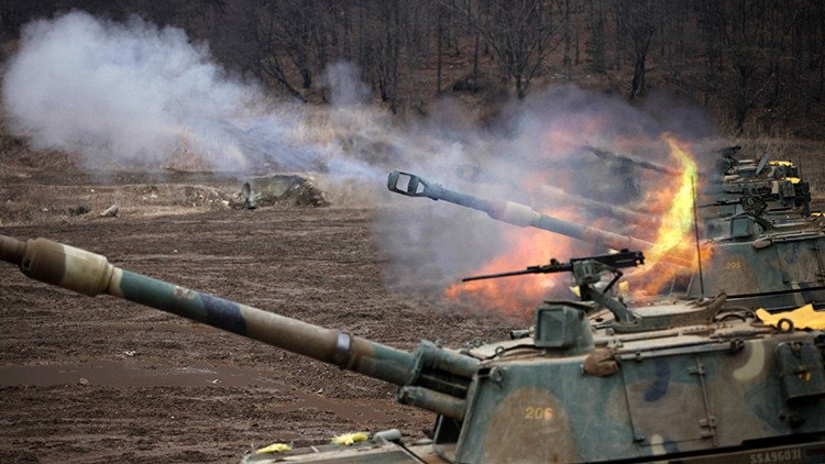 Corea del Sur inicia las mayores maniobras de artillería de su historia en la frontera norte