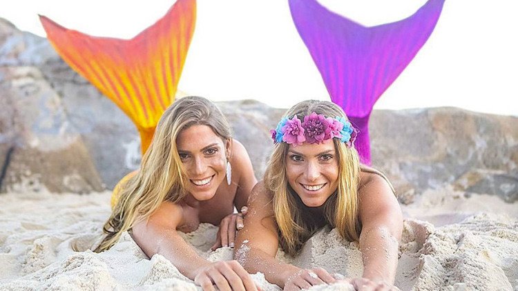 Las bellas gemelas brasileñas de natación sincronizada que causan furor en Instagram (FOTOS)