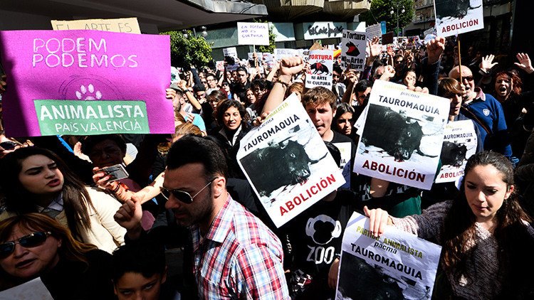 "Misión abolición": preparan la mayor manifestación antitaurina de la historia de España