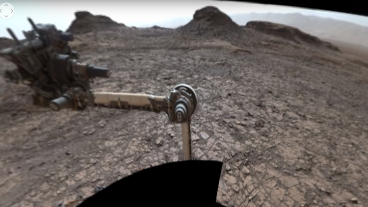 La NASA publica un video de las colinas de Marte en 360º