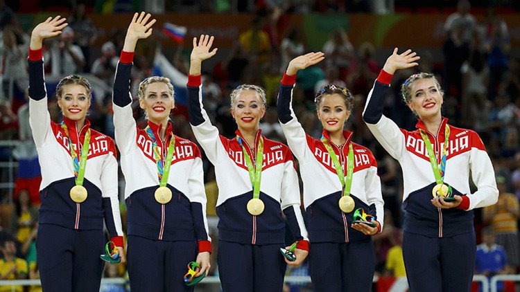 El equipo ruso de gimnasia rítmica gana el oro en los Juegos