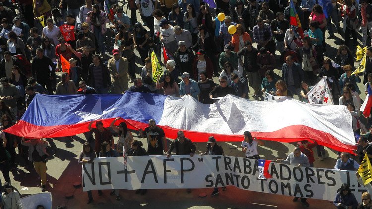 "La voluntad del pueblo": protestas en Chile contra el sistema de pensiones (FOTOS)