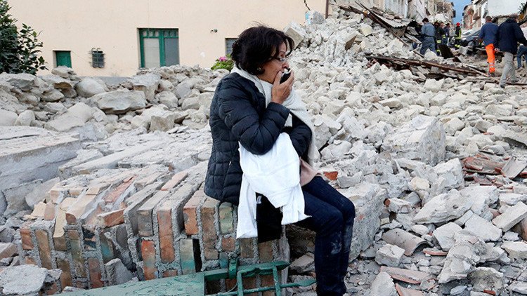 PRIMERAS IMÁGENES: Una localidad italiana destruida y  "desaparecida" por el terremoto