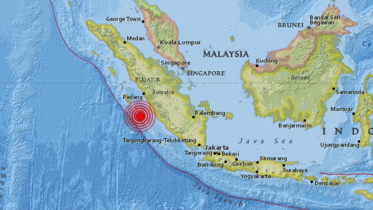 Un sismo de magnitud 5,8 sacude Indonesia