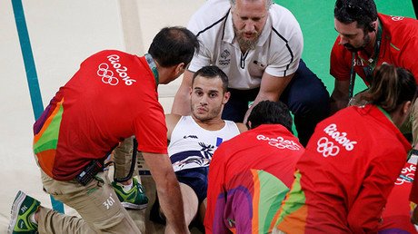 Río 2016: Un gimnasta francés se parte una pierna durante ronda clasificatoria