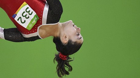 Foto: La increíble diferencia de tamaño entre dos deportistas olímpicos de España
