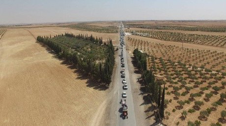 Así huyó el Estado Islámico tras la liberación de la ciudad siria de Manbiy (Fotos)