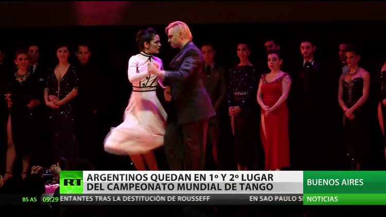 Argentinos ganan en dos categorías del cameonato mundial de tango
