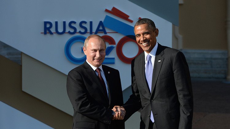 El Kremlin revela qué discutirán Obama y Putin en la cumbre del G-20 
