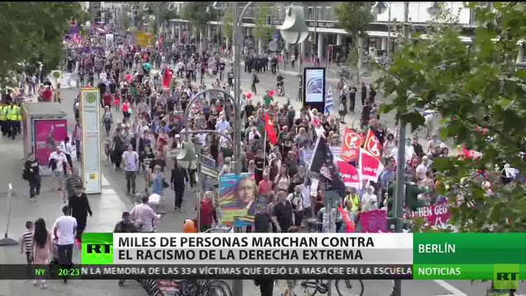 Alemania: Miles de personas marchan en Berlín contra el racismo de la ...