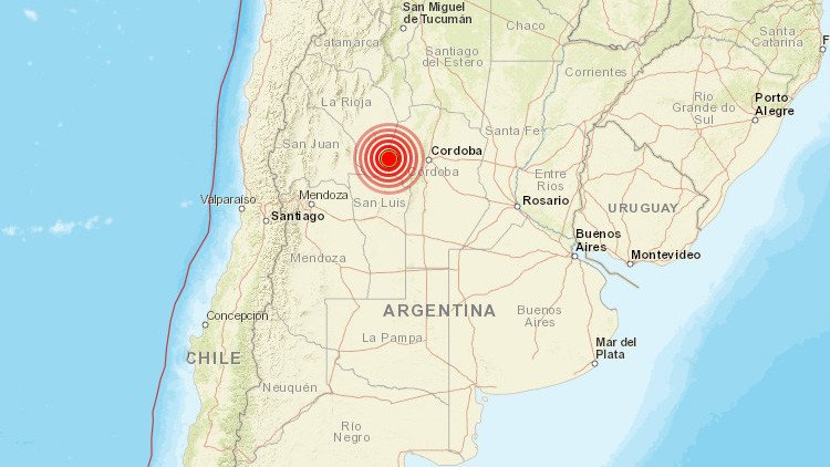 Un sismo de 5,6 sacude la ciudad argentina de Córdoba