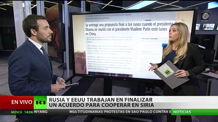 Rusia y EE.UU. trabajan en finalizar un acuerdo para cooperar en Siria - RT