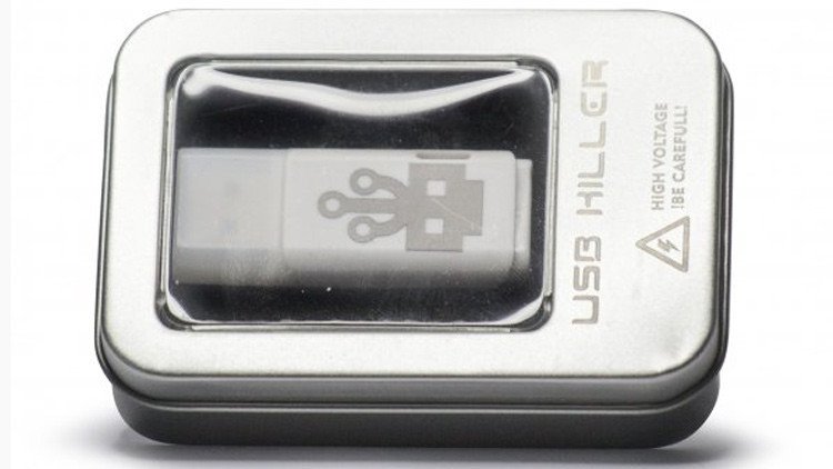 El USB-bomba que 'aniquila' computadoras con solo conectarlo