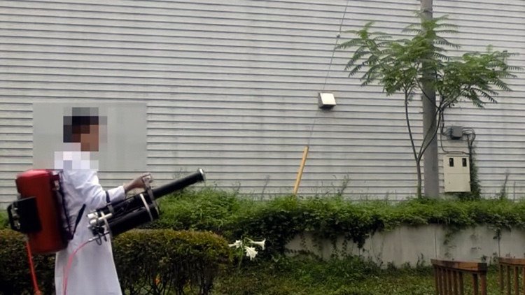Un inventor japonés desarrolla un cañón de agua mortal (VIDEO)