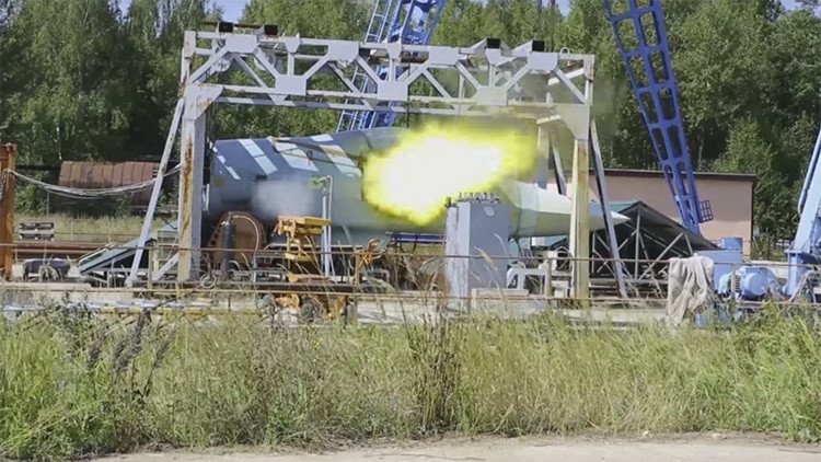 Veloz y preciso: prueban el cañón automático del nuevo cazabombardero ruso T-50 (VIDEO)