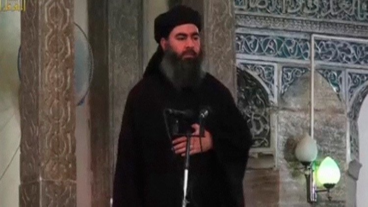 El líder del Estado Islámico Al Baghdadi se deja ver en público en Mosul por primera vez en meses