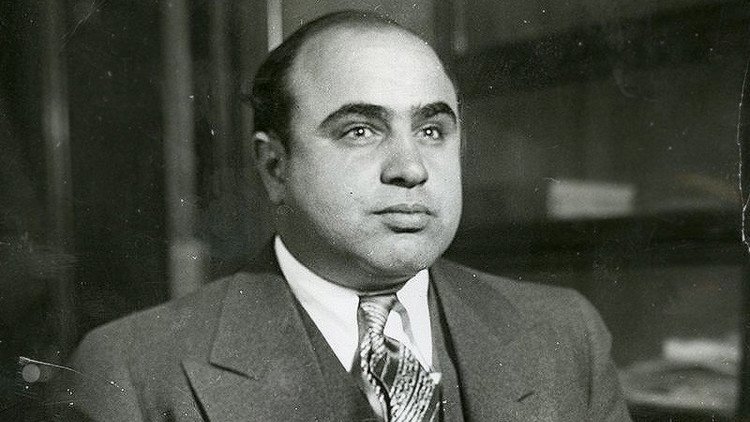 A subasta la cara más tierna del gángster Al Capone
