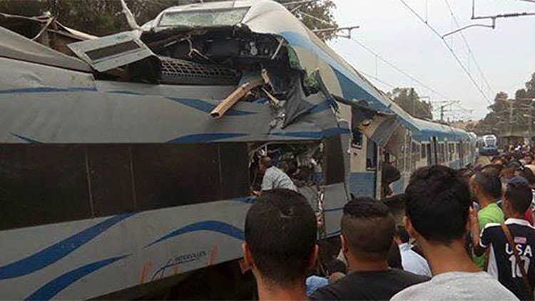 Foto, Video: La colisión de dos trenes en Argelia deja un muerto y al menos 90 heridos