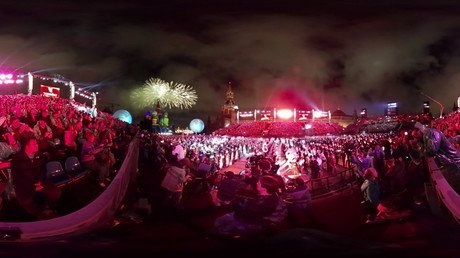 La  Plaza Roja acoge una 'batalla' musical de orquestas militares (Video 360º)