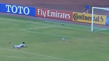 El extraño gol que le hicieron a un portero de Corea del Norte
