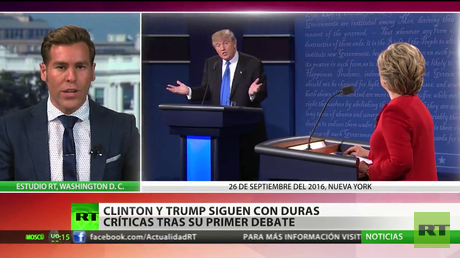 Donald Trump y Hillary Clinton retoman sus campañas electorales tras el debate 