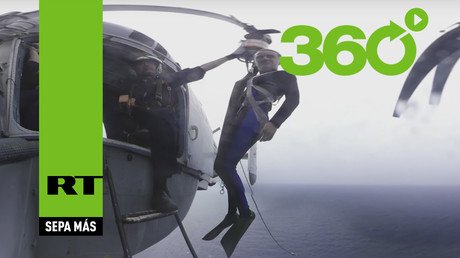 'Participe' en las maniobras navales de Rusia y China con este impresionante video en 360º