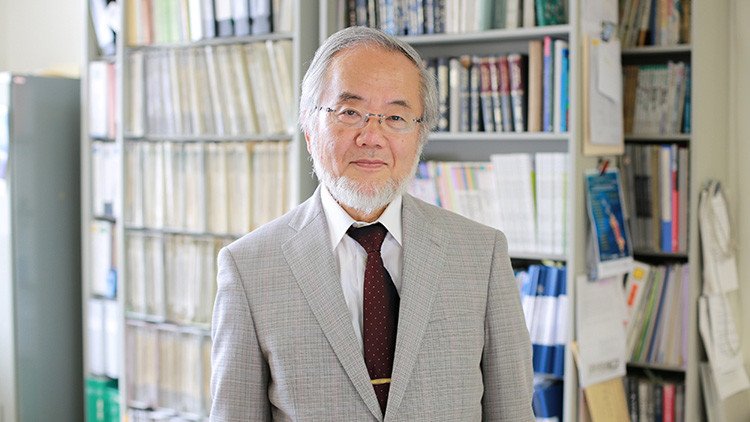 El japonés Yoshinori Ohsumi, galardonado con el premio Nobel de Medicina