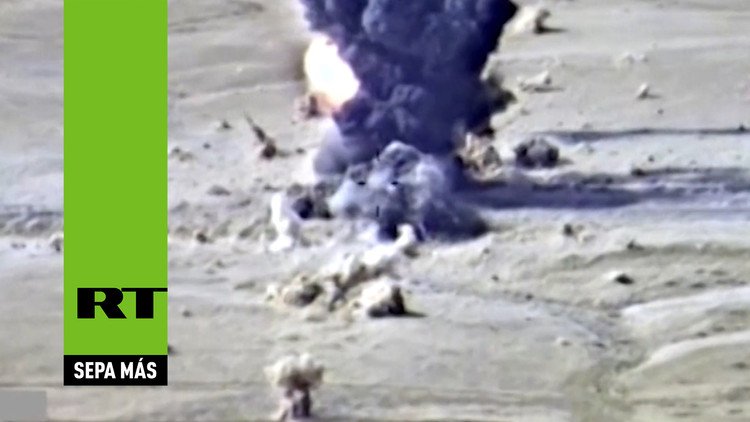 Irak difunde imágenes de un bombardeo contra el EI 