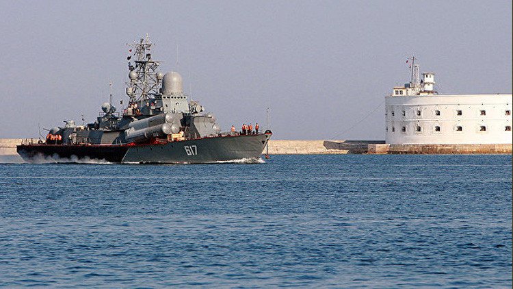 Rusia envía tres barcos lanzamisiles al Mediterráneo 
