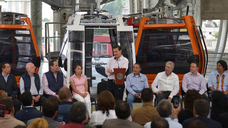 Mexicable: arranca la construcción del primer teleférico de transporte masivo de América Latina