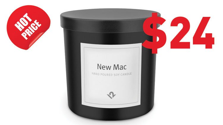 'Pasión por Apple': Crean una vela con aroma a Mac recién desempaquetado