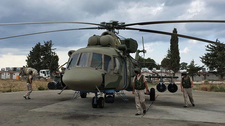 El Estado Islámico ataca con un lanzamisiles un helicóptero Mi-8 ruso en Siria