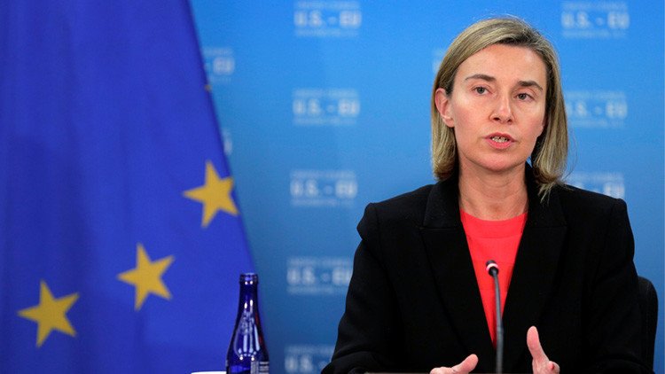 Mogherini: "Ningún país de la UE ha propuesto imponer sanciones a Rusia en relación a Siria"