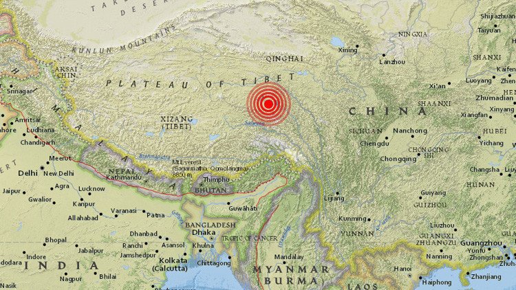 Un sismo de magnitud 6,4 sacude el Tíbet