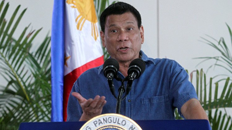 Duterte: "Me importan una mierda los derechos humanos"