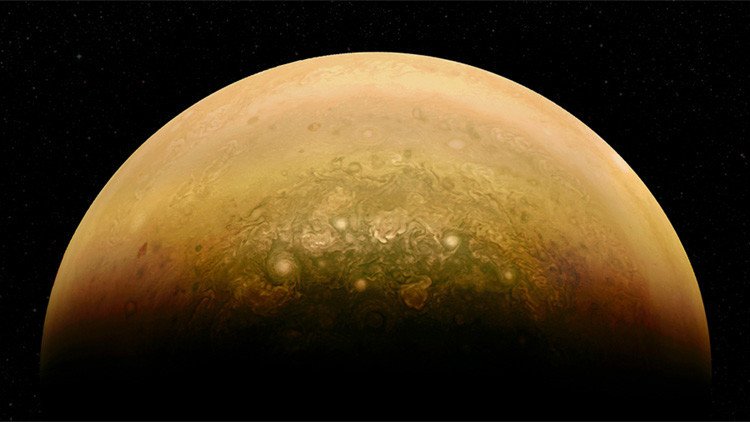Júpiter 'sonríe' en una curiosa foto de la NASA