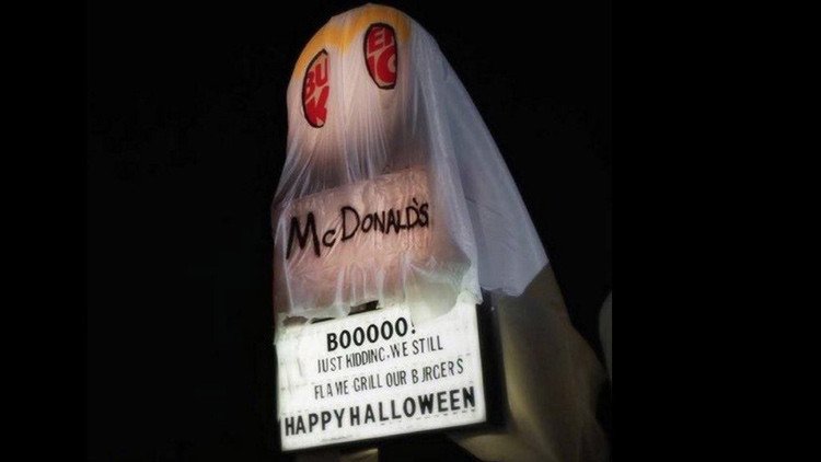 ¡Feliz Halloween!: Burger King se burla de McDonald's de esta ingeniosa forma (Foto, video)