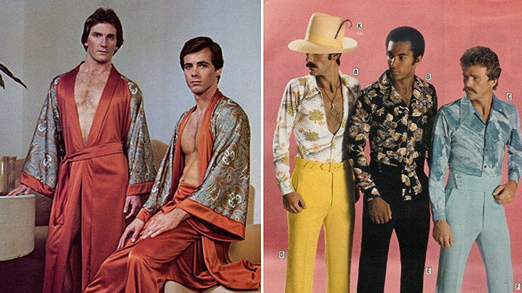 Qué hombres! peculiar moda los años 70 que los vellos de punta