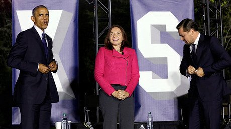 Obama tilda de "loco" a Leonardo DiCaprio en un acto público