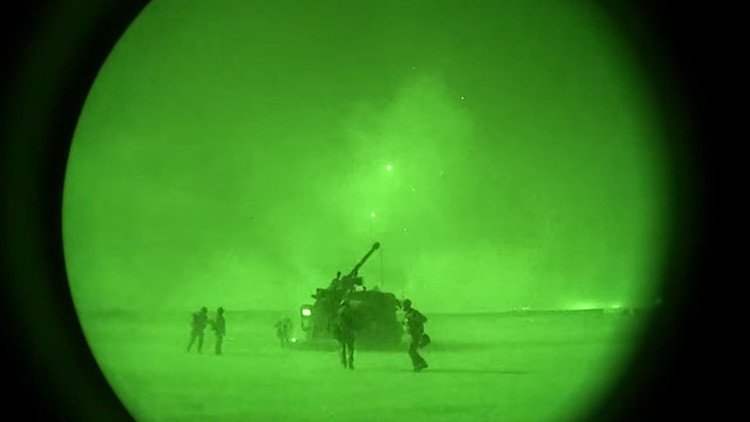 VIDEO: El ataque nocturno de la artillería francesa contra el Estado Islámico en Irak