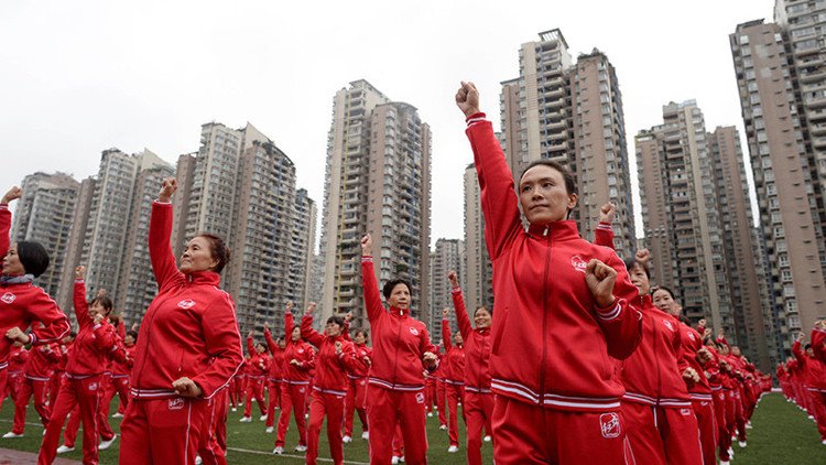 50.000 personas danzan simultáneamente en China para romper un récord Guinness (VIDEO)
