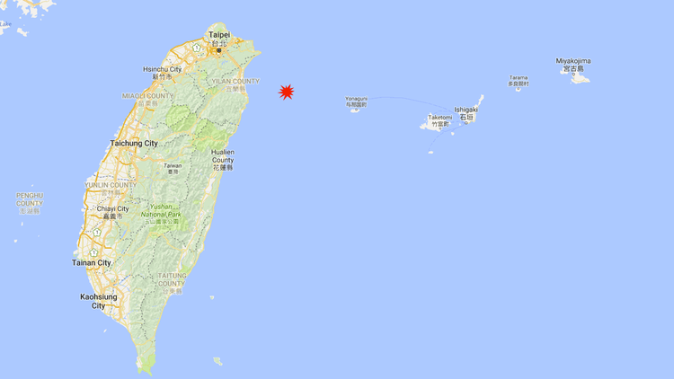 Sismo de magnitud 5,1 en Taiwán 