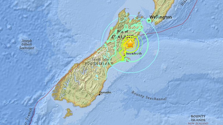 Un fuerte sismo de magnitud 7,9 sacude Nueva Zelanda (fotos, videos)