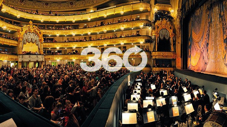 Como en primera fila: Disfrute la emisión única de RT en 360º de un concierto de Prokófiev