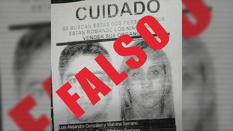 Perú: Noticias falsas difundidas por Facebook sobre traficantes de órganos causan disturbios