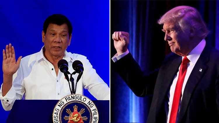 Duterte afirma que Trump elogió su política antidrogas