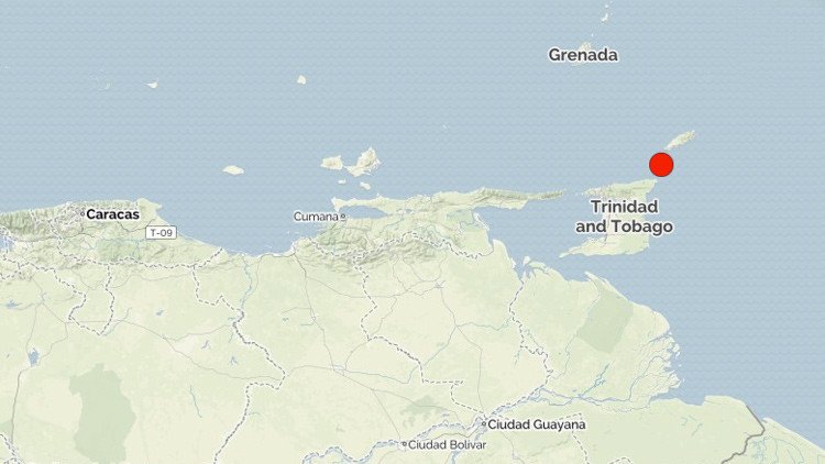 Un sismo de magnitud 5,8 sacude las costas de Trinidad y Tobago
